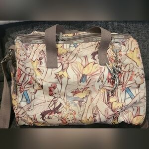 LeSportsac Tinker Bell Print Tote Bag in Cream